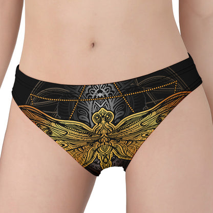 Boho Spiritual Dragonfly Print Women's Panties