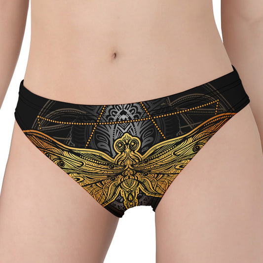 Boho Spiritual Dragonfly Print Women's Panties