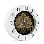 Boho Spiritual Lotus Print Alarm Clock