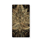 Boho Spiritual Lotus Print Baby Crib Sheet