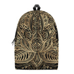 Boho Spiritual Lotus Print Backpack