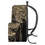 Boho Spiritual Lotus Print Backpack