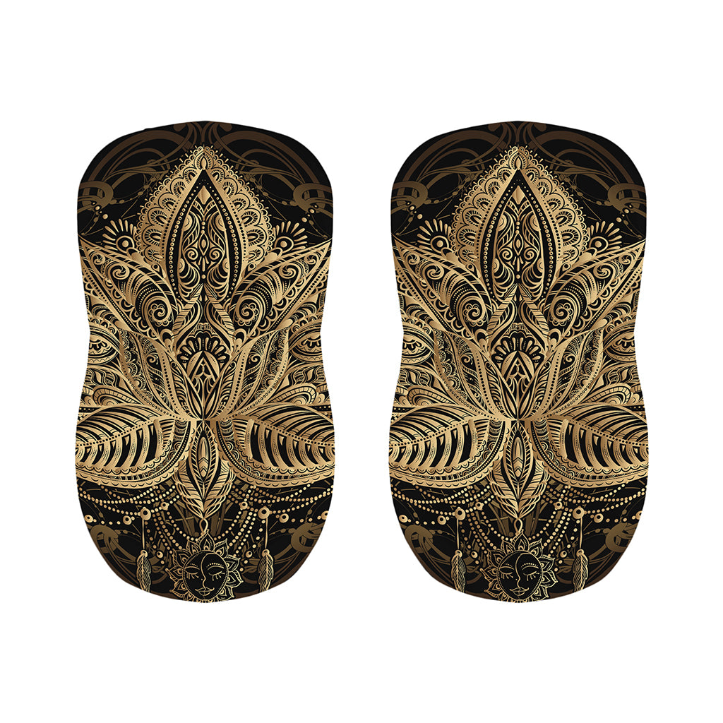 Boho Spiritual Lotus Print Bar Stool Covers