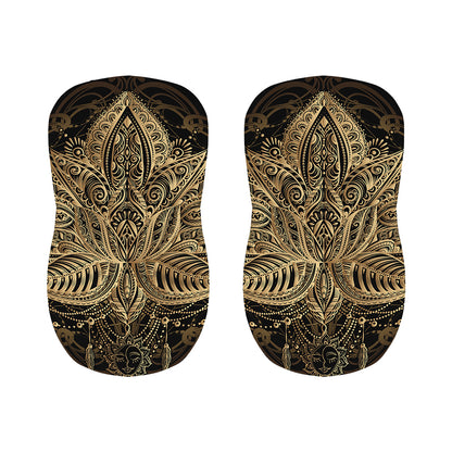 Boho Spiritual Lotus Print Bar Stool Covers