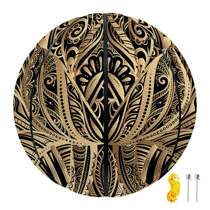 Boho Spiritual Lotus Print Basketball