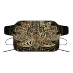 Boho Spiritual Lotus Print Car Windshield Snow Cover