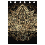 Boho Spiritual Lotus Print Curtain