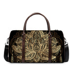 Boho Spiritual Lotus Print Duffle Bag