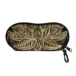 Boho Spiritual Lotus Print Glasses Case