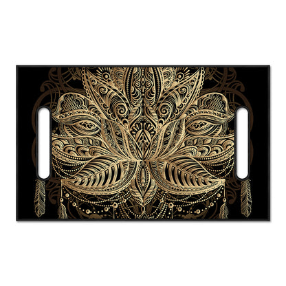 Boho Spiritual Lotus Print Golf Cart Seat Cover