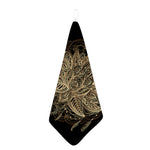 Boho Spiritual Lotus Print Hand Towel