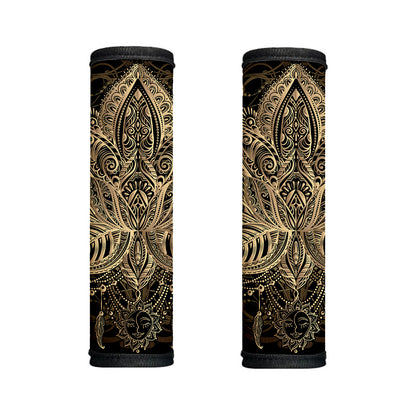 Boho Spiritual Lotus Print Handle Covers