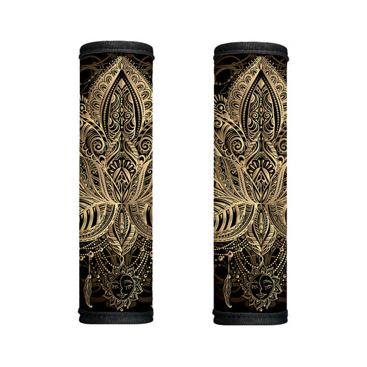 Boho Spiritual Lotus Print Handle Covers
