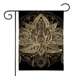 Boho Spiritual Lotus Print House Flag