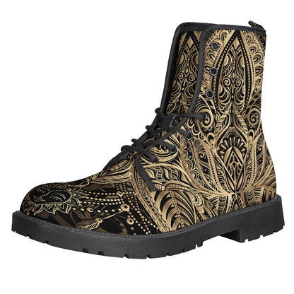 Boho Spiritual Lotus Print Backpack