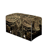 Boho Spiritual Lotus Print Leather Tissue Box Cover