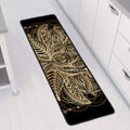 Boho Spiritual Lotus Print Long Kitchen Mat