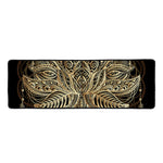 Boho Spiritual Lotus Print Long Kitchen Mat