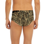 Boho Spiritual Lotus Print Men's Briefs