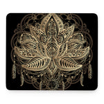 Boho Spiritual Lotus Print Mouse Pad