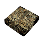 Boho Spiritual Lotus Print Outdoor Seat Cushion Cover