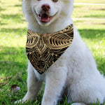 Boho Spiritual Lotus Print Over The Collar Dog Bandana