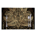 Boho Spiritual Lotus Print Placemat