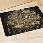 Boho Spiritual Lotus Print Polyester Doormat