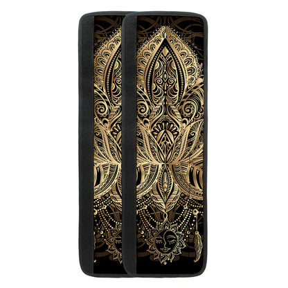 Boho Spiritual Lotus Print Refrigerator Handle Covers