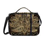 Boho Spiritual Lotus Print Shoulder Strap Bible Bag