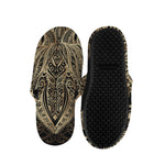 Boho Spiritual Lotus Print Slippers