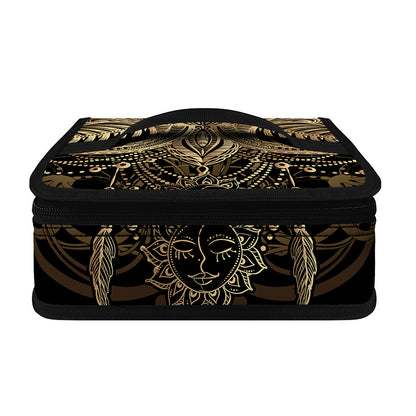 Boho Spiritual Lotus Print Small Lunch Bag