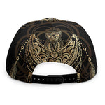 Boho Spiritual Lotus Print Snapback Cap