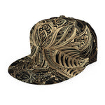 Boho Spiritual Lotus Print Snapback Cap