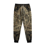 Boho Spiritual Lotus Print Sweatpants