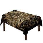 Boho Spiritual Lotus Print Tablecloth