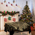 Boho Spiritual Lotus Print Tablecloth