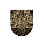 Boho Spiritual Lotus Print Toilet Lid Cover