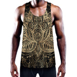 Boho Spiritual Lotus Print Training Tank Top