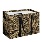 Boho Spiritual Lotus Print Utility Tote Bag