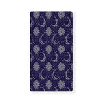 Boho Sun And Moon Pattern Print Baby Crib Sheet