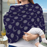 Boho Sun And Moon Pattern Print Baby Seat Cover