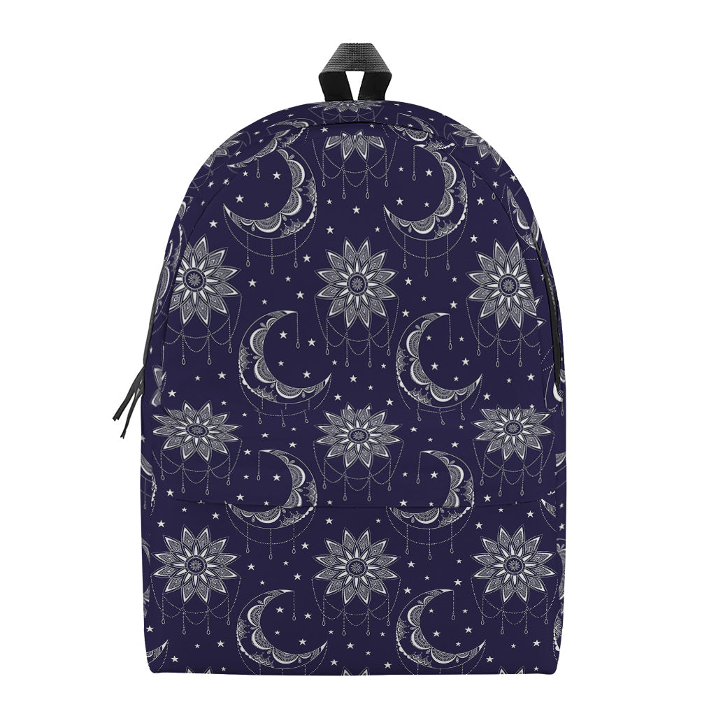 Boho Sun And Moon Pattern Print Backpack