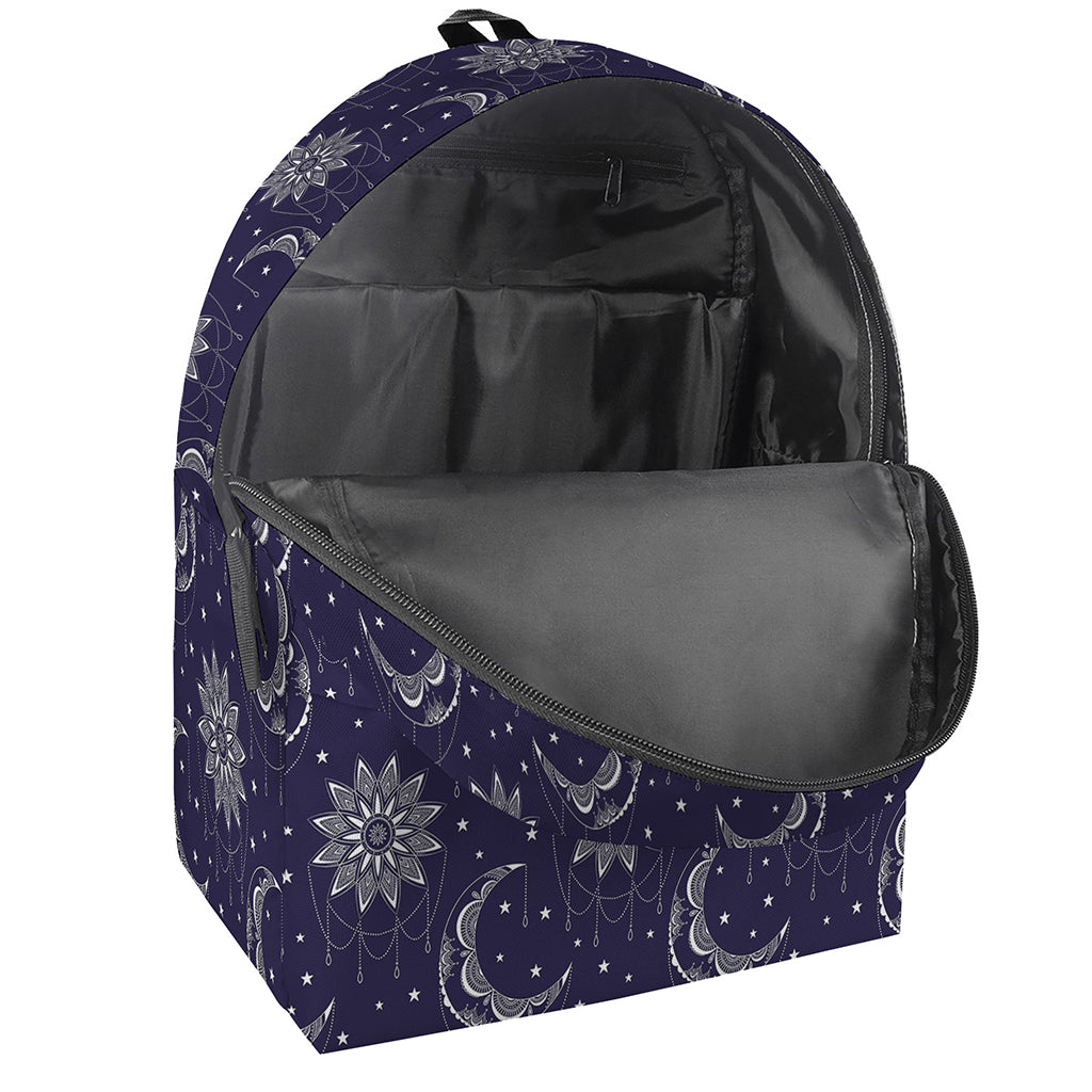 Boho Sun And Moon Pattern Print Backpack
