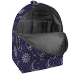 Boho Sun And Moon Pattern Print Backpack