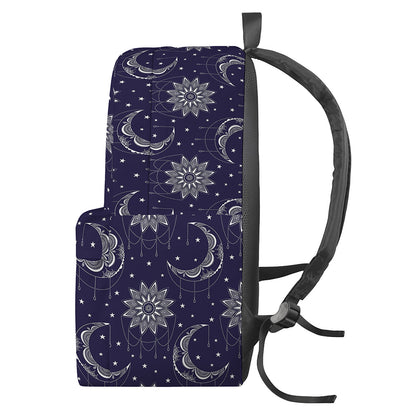 Boho Sun And Moon Pattern Print Backpack