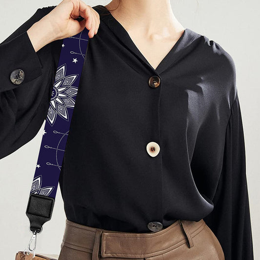 Boho Sun And Moon Pattern Print Bag Strap