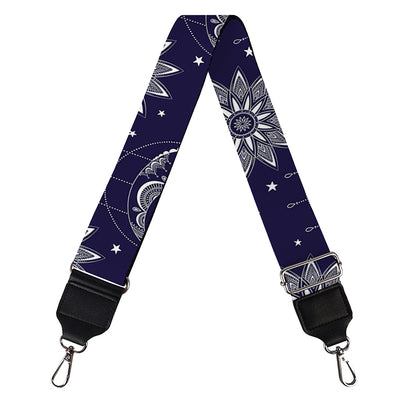 Boho Sun And Moon Pattern Print Bag Strap