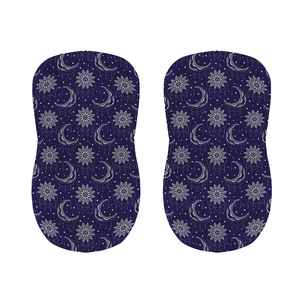 Boho Sun And Moon Pattern Print Bar Stool Covers