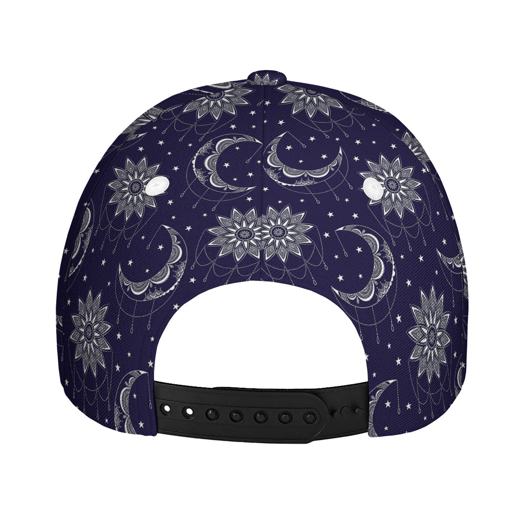 Boho Sun And Moon Pattern Print Baseball Cap